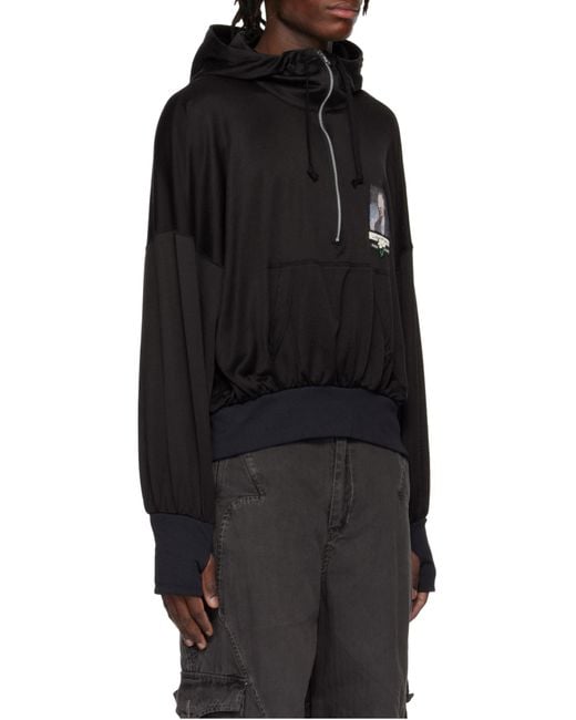 Undercover Black Long Sleeve Hoodie for men