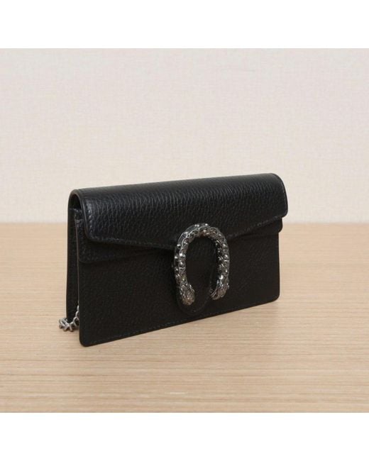 Gucci Black Dionysus Super Mini Crossbody Bag