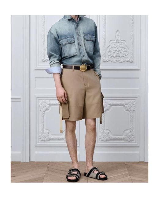 Dior Blue Overshirt for men