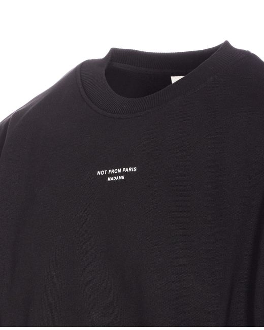 Drole de Monsieur Blue Drôle De Monsieur Le Slogan Classique Sweatshirt for men