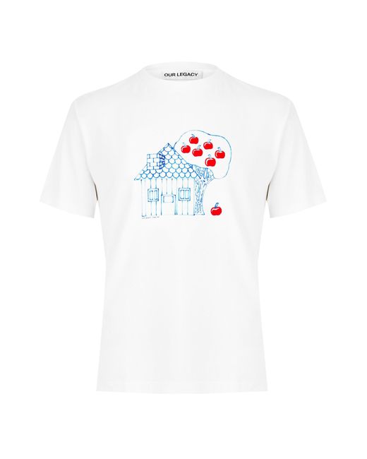 Our Legacy Blue Box T-Shirt for men