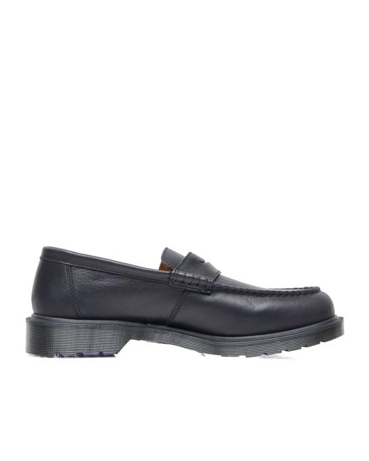 Dr. Martens Blue Round Head Loafer Shoes for men