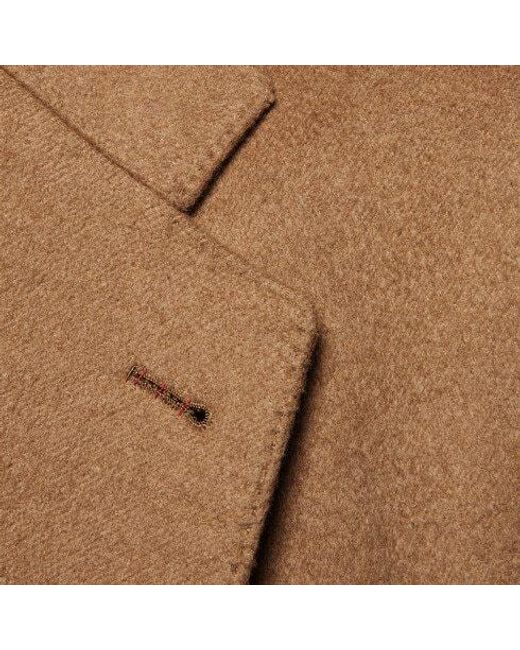 Gucci Brown Cities Label Single Breasted Coat for men