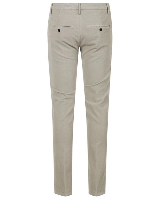 Dondup Gray Slim Fit Pants for men