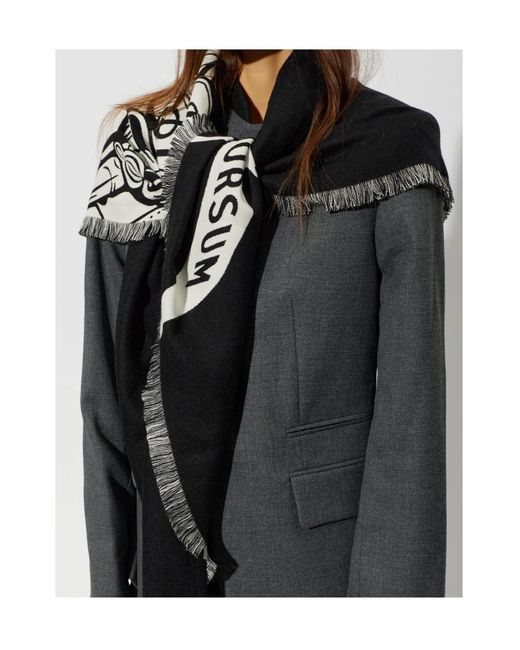 Burberry Black Triangle Scarf for men