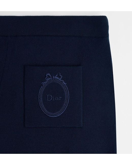 Dior Blue Médaillon Pants