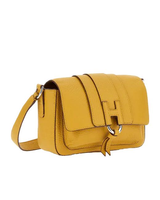 Hogan Yellow Trend Flap Bag