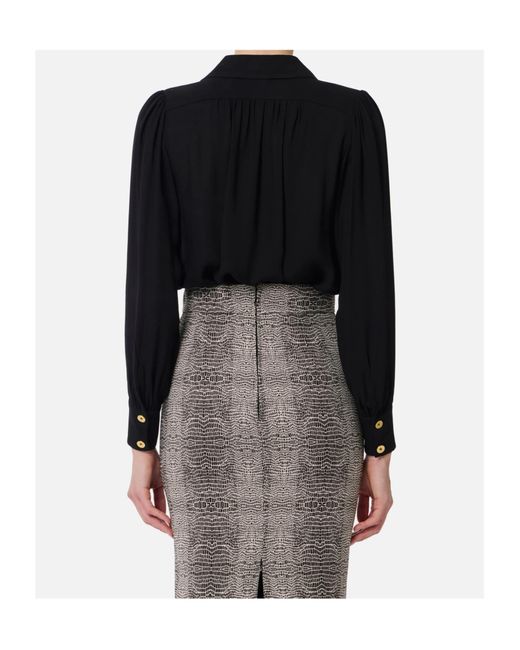 Elisabetta Franchi Black Blouses