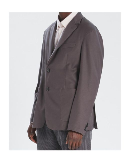 Barena Gray Borgo Smart Jacket for men