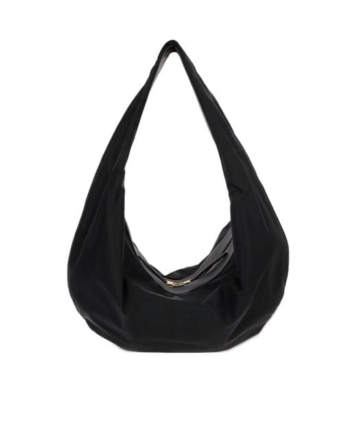 Khaite Black Olivia Large Hobo Bag