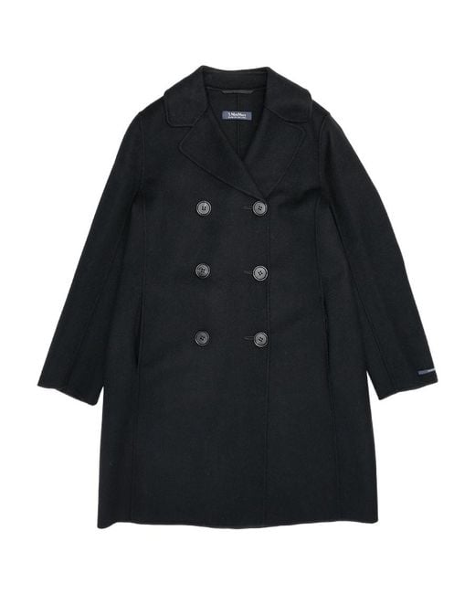 Max Mara Black Long-Sleeved Coat