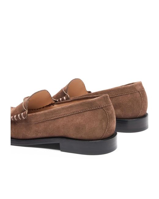 Stuart Weitzman Brown Lottie Loafer