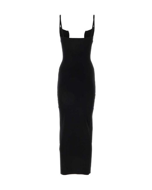 Christopher Esber Black Cutout Knitted Dress