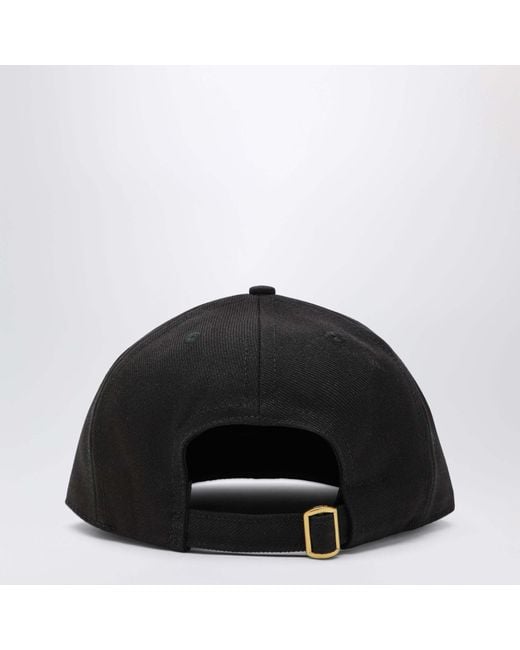 Willy Chavarria Black Logo Baseball Cap for men