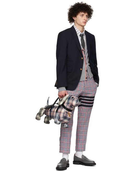 Thom Browne Blue Single-Breasted Jacket for men