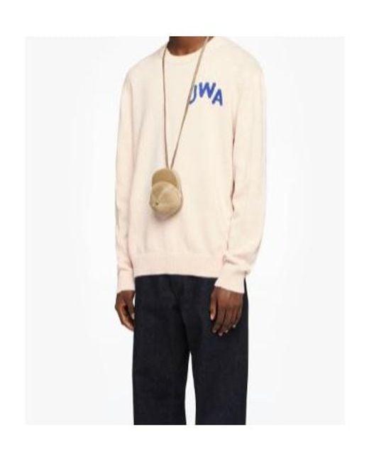 J.W. Anderson White Jw Anderson Jwa Crew Neck Sweater for men