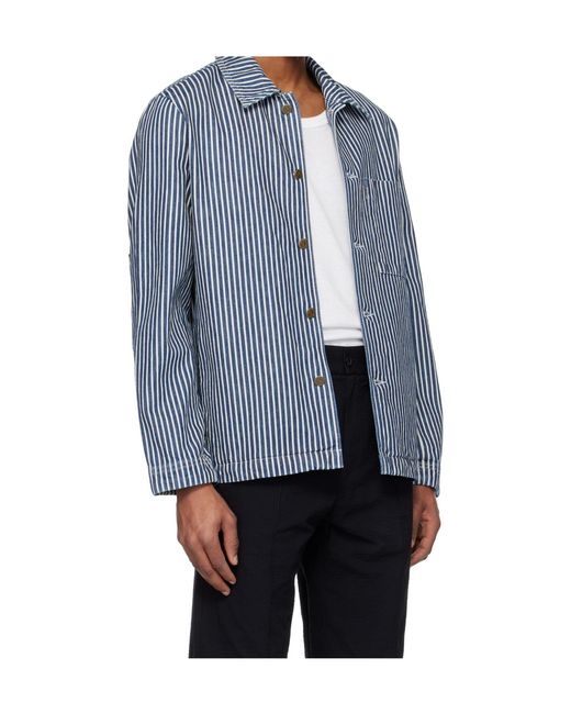 A.P.C. Blue Raphael Jacket for men