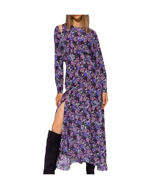 Isabel Marant Purple Floral Dress