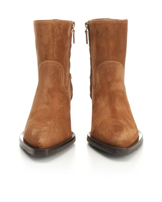 Stuart Weitzman Brown Tate Bootie