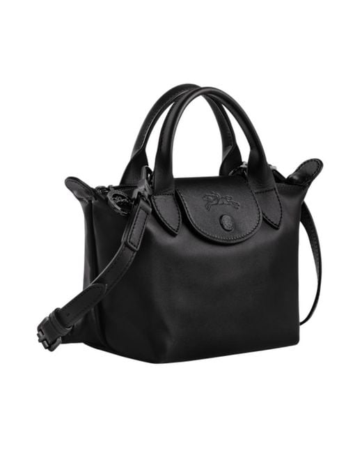 Longchamp Black Le Pliage Xtra Xs Handbag