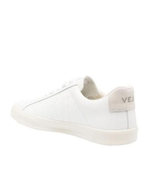 Veja White Esplar Lace-Up Sneakers for men