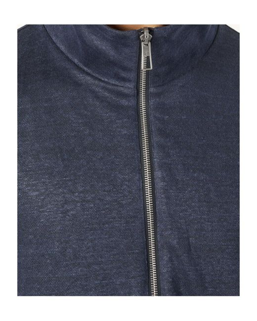 Loro Piana Blue Bomber Jacket for men