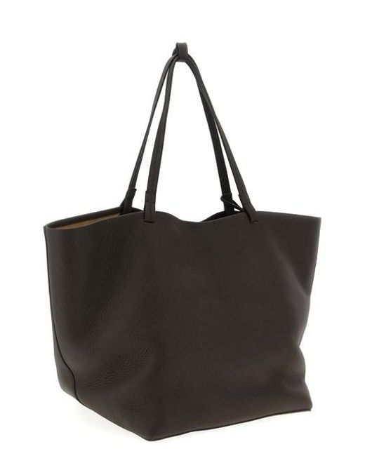 The Row Black Large Tote Bag Dual Handles