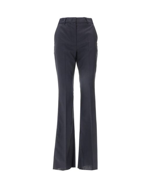 Vivetta Blue Press-Crease Trousers