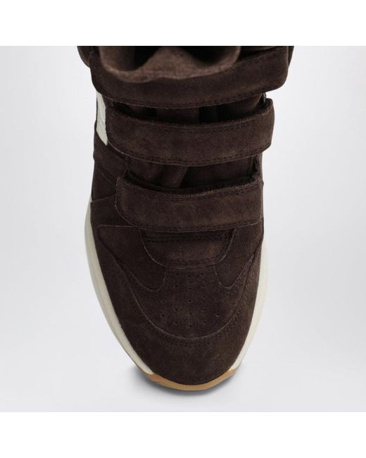 Isabel Marant Black Balskee Wedge Sneakers