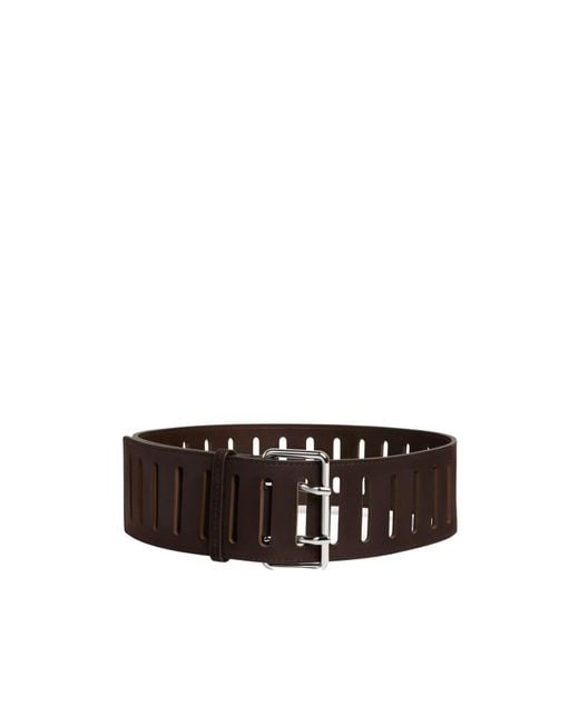 Alaïa White Rectangular Large Belt