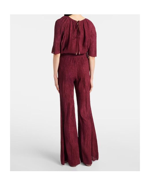 Gabriela Hearst Claude Silk Flared Pants