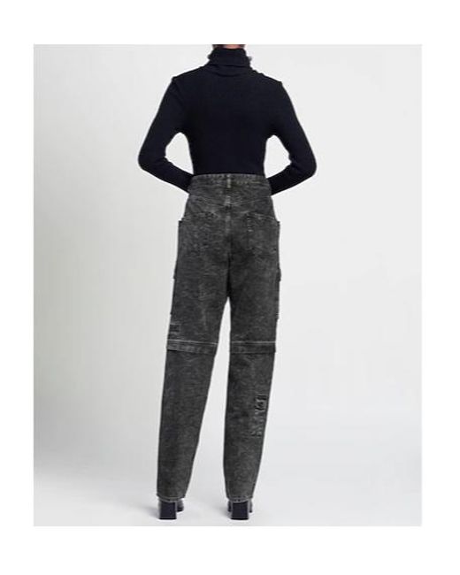 Isabel Marant Gray Denim Trousers
