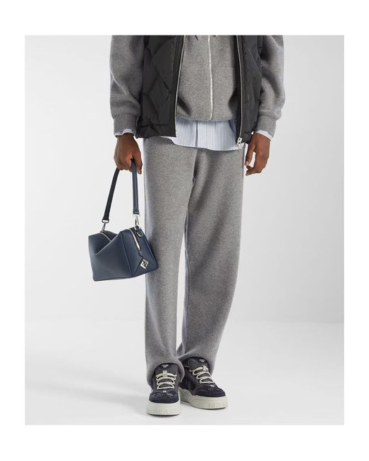 Fendi Gray Trousers for men
