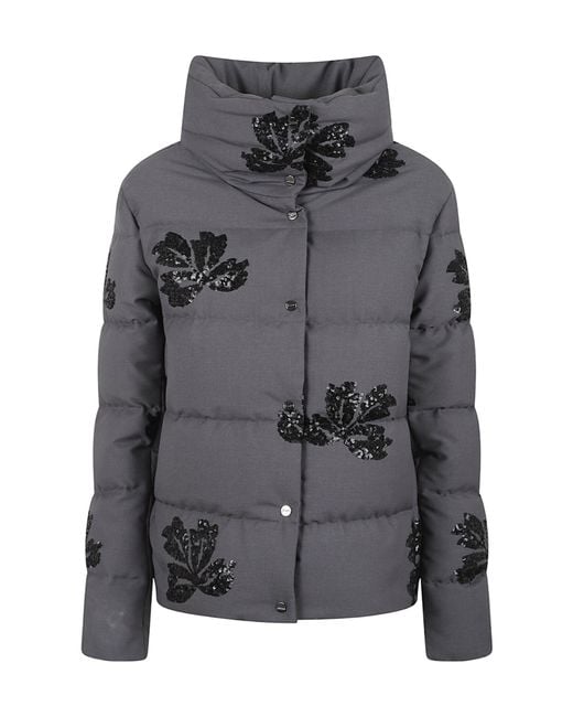 Herno Gray Padded Jacket