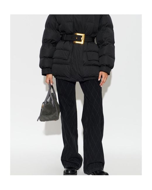 Balmain Black Belt Jeans