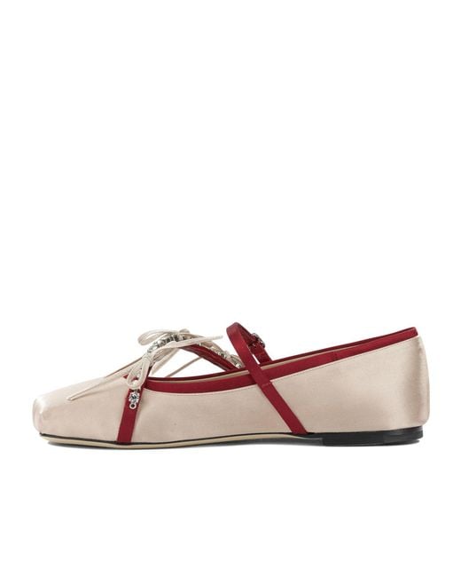 Jimmy Choo Brown Loli Ballet Flats