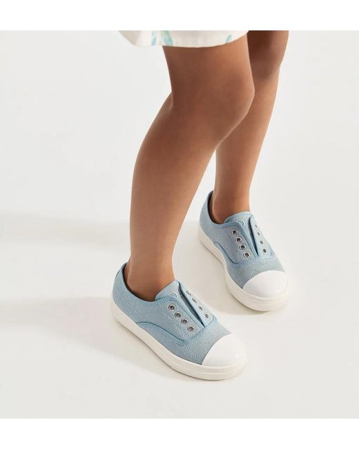 Dior Blue Round-Toe Casual Shoes