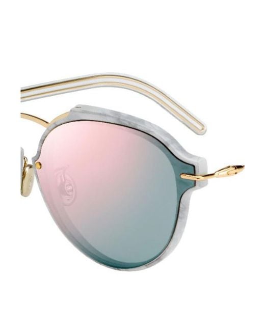 Dior Pink Logo Sunglasses