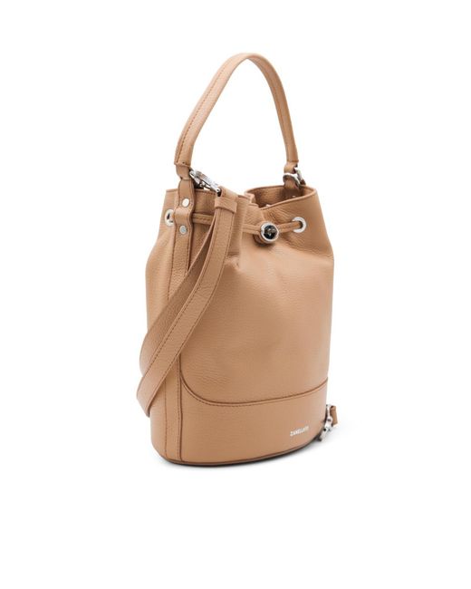 Zanellato Natural Top-Handle Bucket Bag