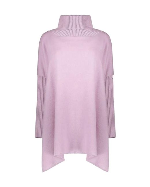 Herno Pink Rib-Trimmed Virgin-Wool Jumper
