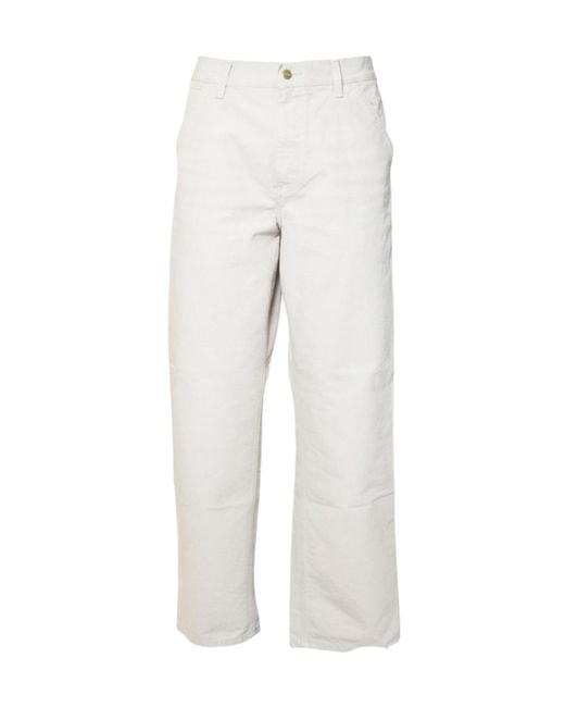 Carhartt White Single Knee Pants for men