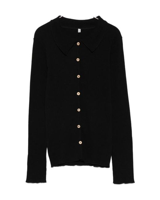 Baserange Black Long-Sleeved Cardigan