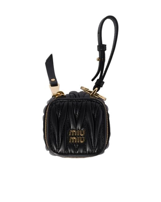 Miu Miu Black Matelassé Trick