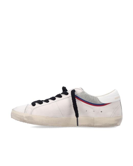 Golden Goose Deluxe Brand White Superstar Lace-Up Sneakers for men