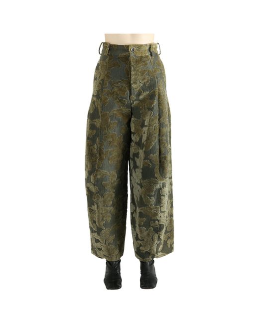 Uma Wang Green Paw Pants