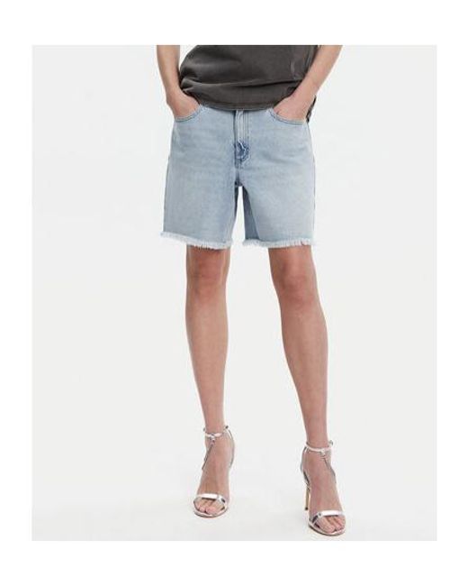Michael Kors Blue Boyfriend Denim Shorts