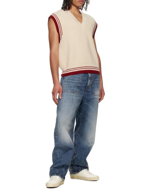 Golden Goose Deluxe Brand White Vintage-Inspired Low-Top Sneakers for men