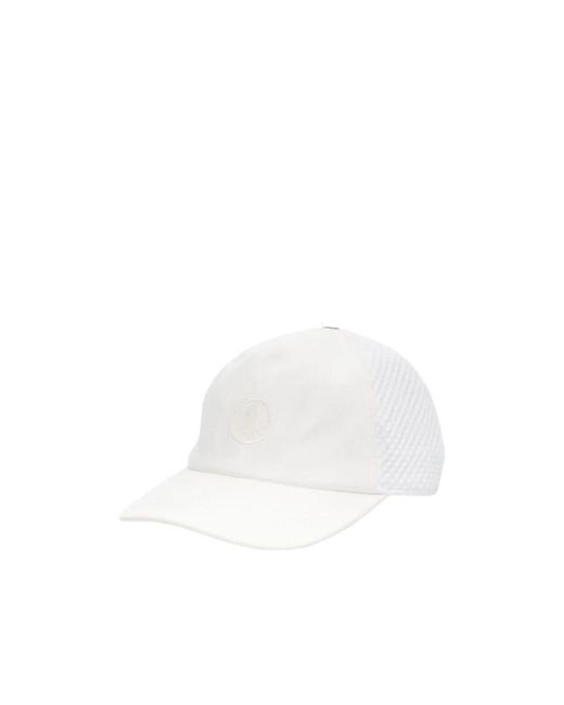 Moncler Logo Embroidered White Hat 59462000_1?w=400 main image 4