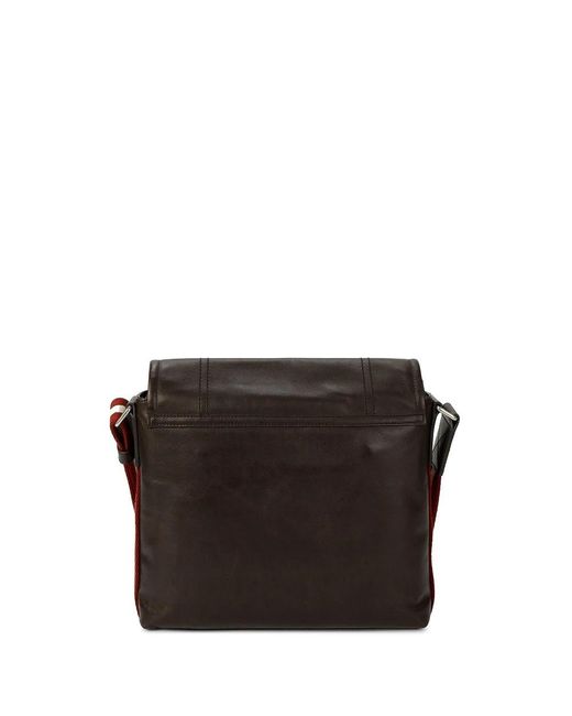 Bally Black Logo Shoulder Bag for men