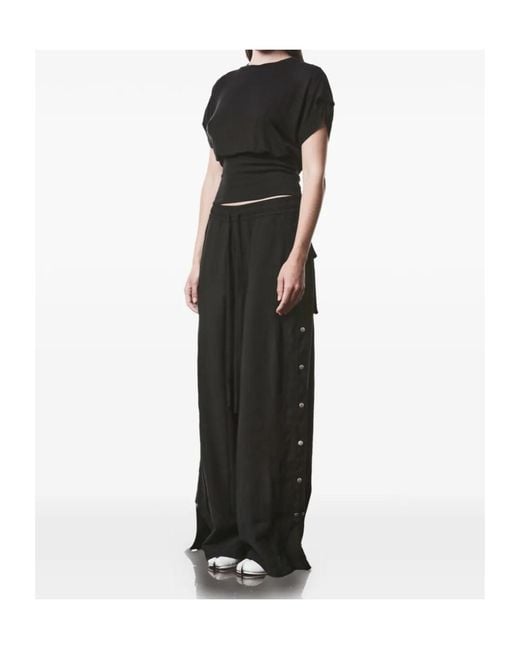 Thom Krom Black Tailored Crewn-Eck T-Shirt